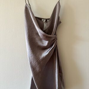 NWT Scenery Dress XS Nomad Taupe Wilfred Aritzia